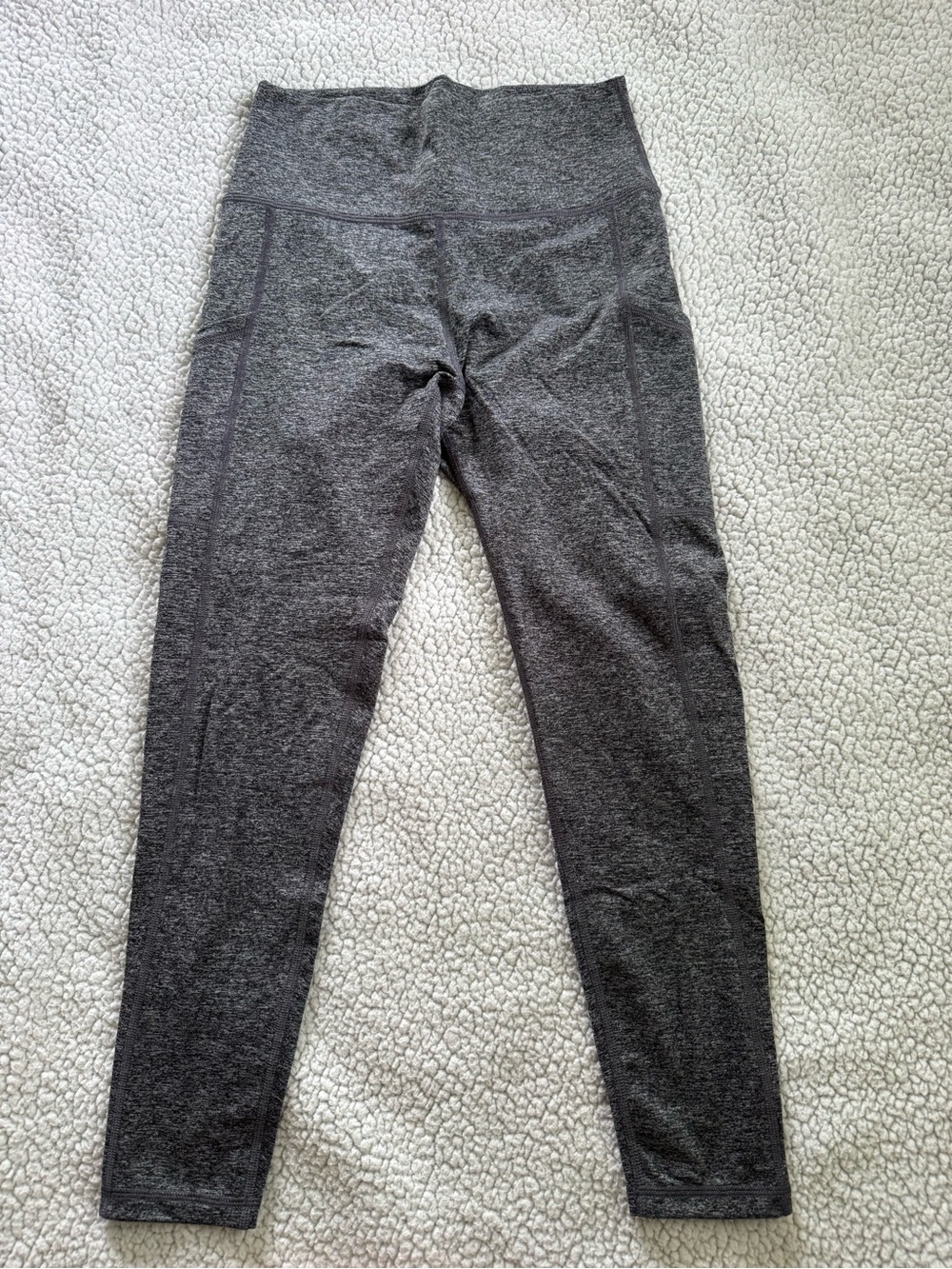 Aerie Gray Heathered Performance Leggings